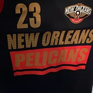 NBA authentic number 23 Davis jersey. New Orleans. Pelicans